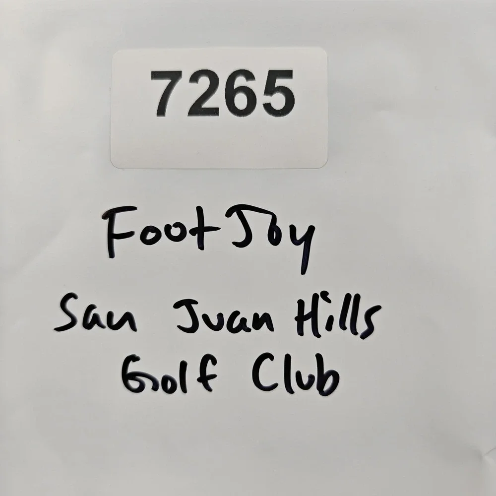 FootJoy Sweater Vest Mens Large‎ Blue 1/4 Zip Mock Neck San Juan Hills Golf Club